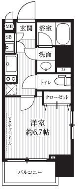 HF北四番丁レジデンスの間取り画像