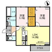Dアヴァンス赤山の間取り画像