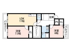 ドルミ高矢の間取り画像