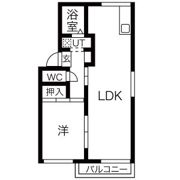 アーバンライフ岡田の間取り画像