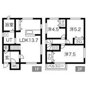 穂積井上貸家A/Bの間取り画像