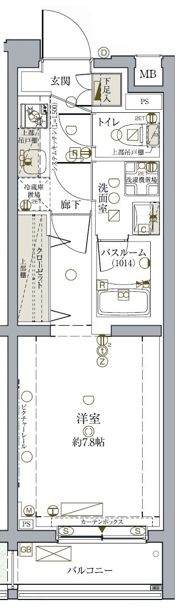 クレヴィスタ三軒茶屋の間取り画像