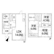シャトー仏蘭西の間取り画像