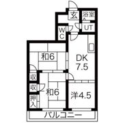 メゾン畑田の間取り画像