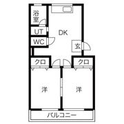 第1高杉マンションの間取り画像