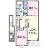 ホワイトストーク長田の間取り画像