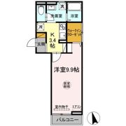 グランセレスタAの間取り画像
