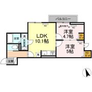 セレスティア南花畑Ⅱの間取り画像