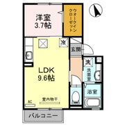 D-room毛見の間取り画像