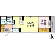 アリビオ曙の間取り画像