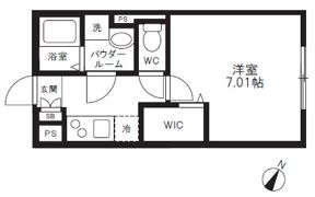 エルファーロ笹塚Ⅱの間取り画像