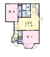 スプリングヒルハイツⅡの間取り画像