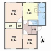 コーポ向陽台 Aの間取り画像