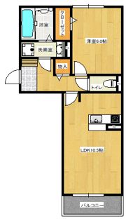 パークヴィラ合志Ⅴの間取り画像