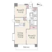 ディアプレイスの間取り画像