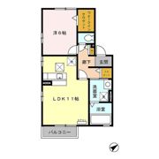 リビングタウン那須塩原 Cの間取り画像