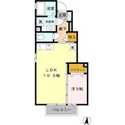 サニースクエア Bの間取り画像