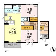 D-ROOM ZEN レーブの間取り画像