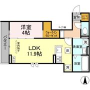 ブリリアン庄内の間取り画像