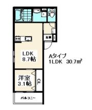 メゾンリヴィエールの間取り画像