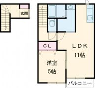 アテレーゼOne津福今町の間取り画像