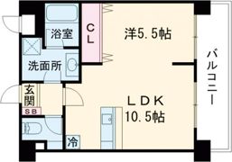 ドゥ・アンディオール近見の間取り画像