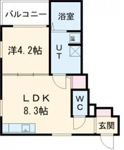 Muses花園本町の間取り画像
