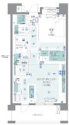 ｸﾞﾛｰﾍﾞﾙ ｻﾞ･ｶﾞｰﾃﾞﾝ新宿西落合の間取り画像
