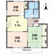 グランドール北町Bの間取り画像