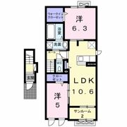 フロンティア 長田Ⅰの間取り画像