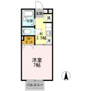 ソレアード定西の間取り画像