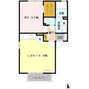 カルチェ Ⅵの間取り画像