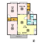 グランメールコホリ 壱番館の間取り画像