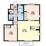 クレストⅠの間取り画像