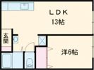 船橋良野マンションの間取り画像