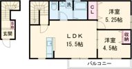 リーブルファイン津興2号棟の間取り画像