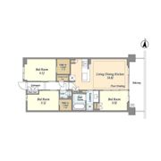 ドゥーエ町屋の間取り画像