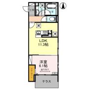 ピース ラ ヴィータ W（ウエスト）の間取り画像