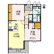 ピース ラ ヴィータ E（イースト）の間取り画像