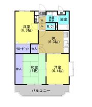 コーポラスソレイユの間取り画像