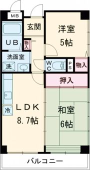 クリーンピア西二階町（正木ビル）の間取り画像