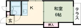 オークマンションの間取り画像