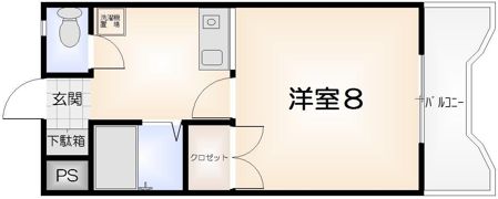 ヴィゴラス壱番館の間取り画像