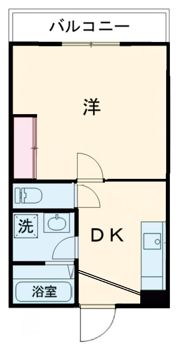 大和マンション五番館の間取り画像