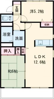 リバーサイド高田 Aの間取り画像