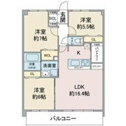 CREA KAMIYASHIROの間取り画像