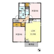 ピアチェーレ Cの間取り画像