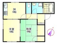 ハイツえびなの間取り画像