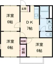 ブラウンエイト A棟の間取り画像