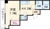 ヴェルフェリーク金池Ⅱの間取り画像